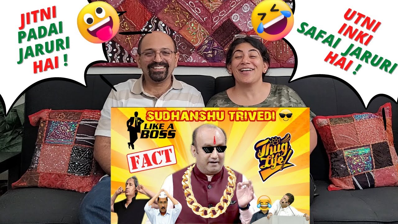 Sudhanshu Trivedi Thug Life🔥🔥  | Sudhanshu Trivedi Savage Moments | Indian American Reaction