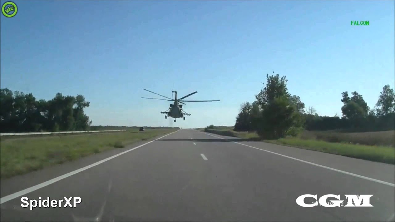 Laag vliegen helikopter