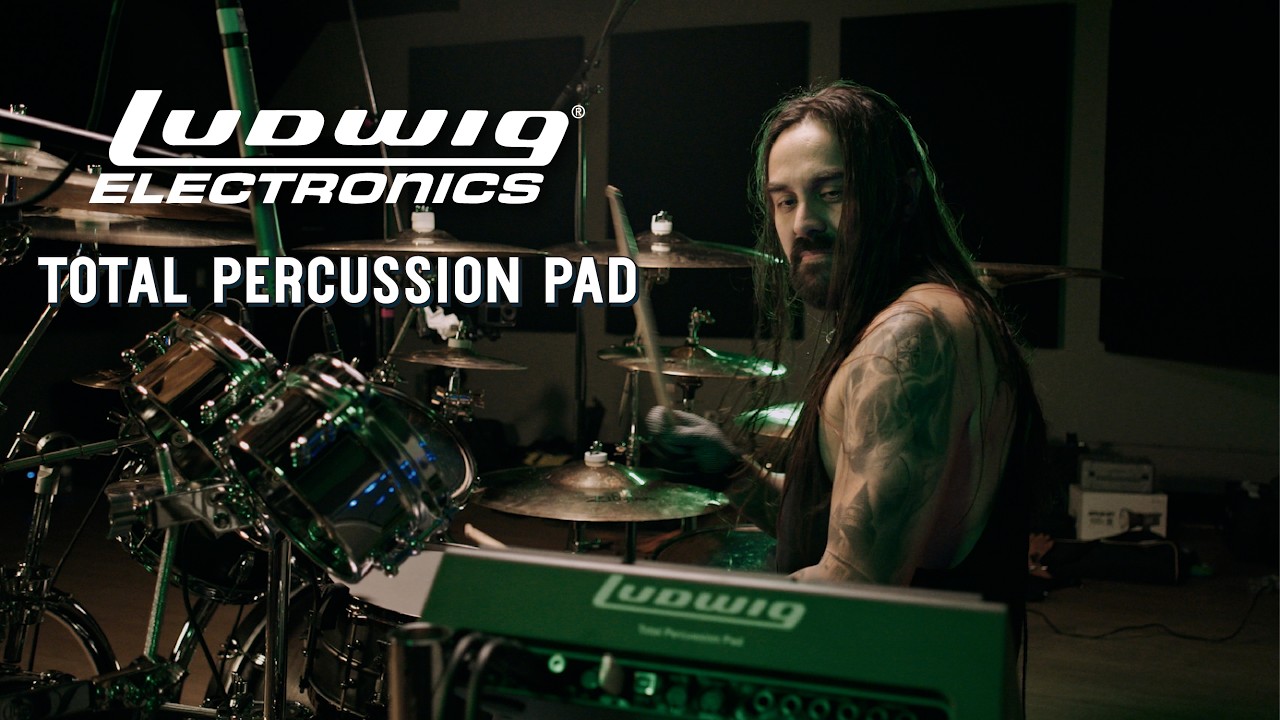 Арт Круз (Lamb of God) исследует перкуссионный пэд Ludwig Total Percussion Pad.