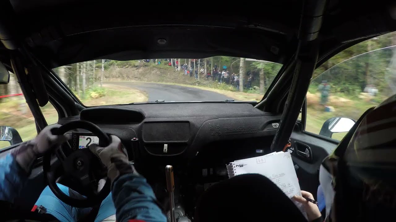 FINALE DES RALLYES AMBERT 2023 DELORME francis / DELORME cyrielle ES3 15 eme temps scratch