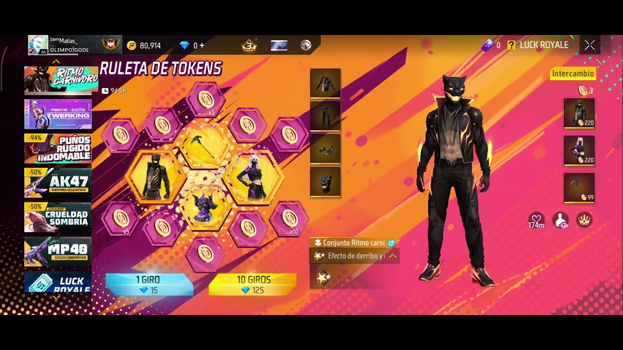 Este es un nuevo video mostrando todas la s ruletas free fire#freefir