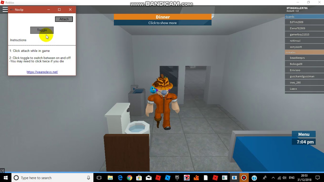 ROBLOX HACK FROM WEAREDEVS