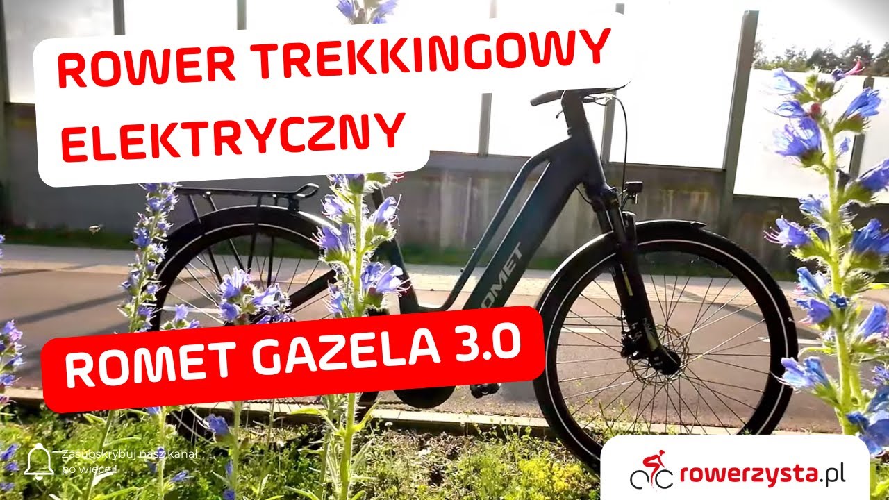 TREKKINGOWY ROWER ELEKTRYCZNY? SPRAWDŹ ROMET GAZELA 3.0!