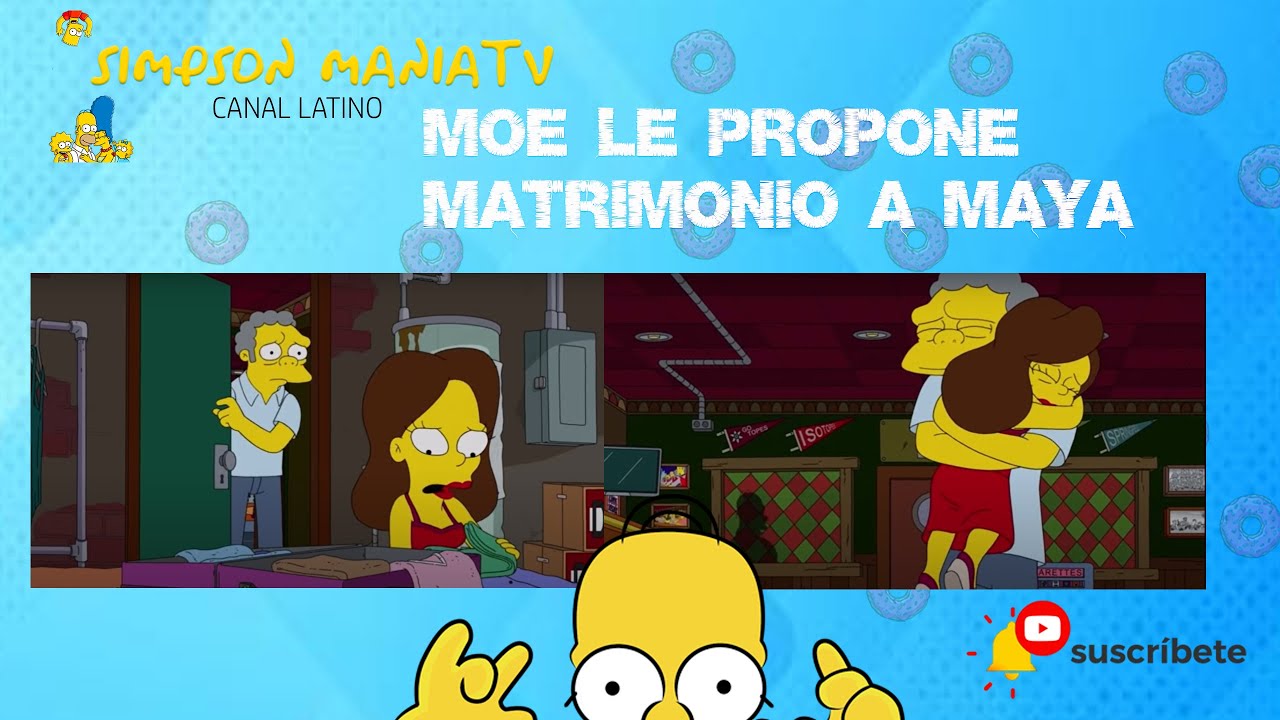 Los Simpson : Moe le propone matrimonio a Maya