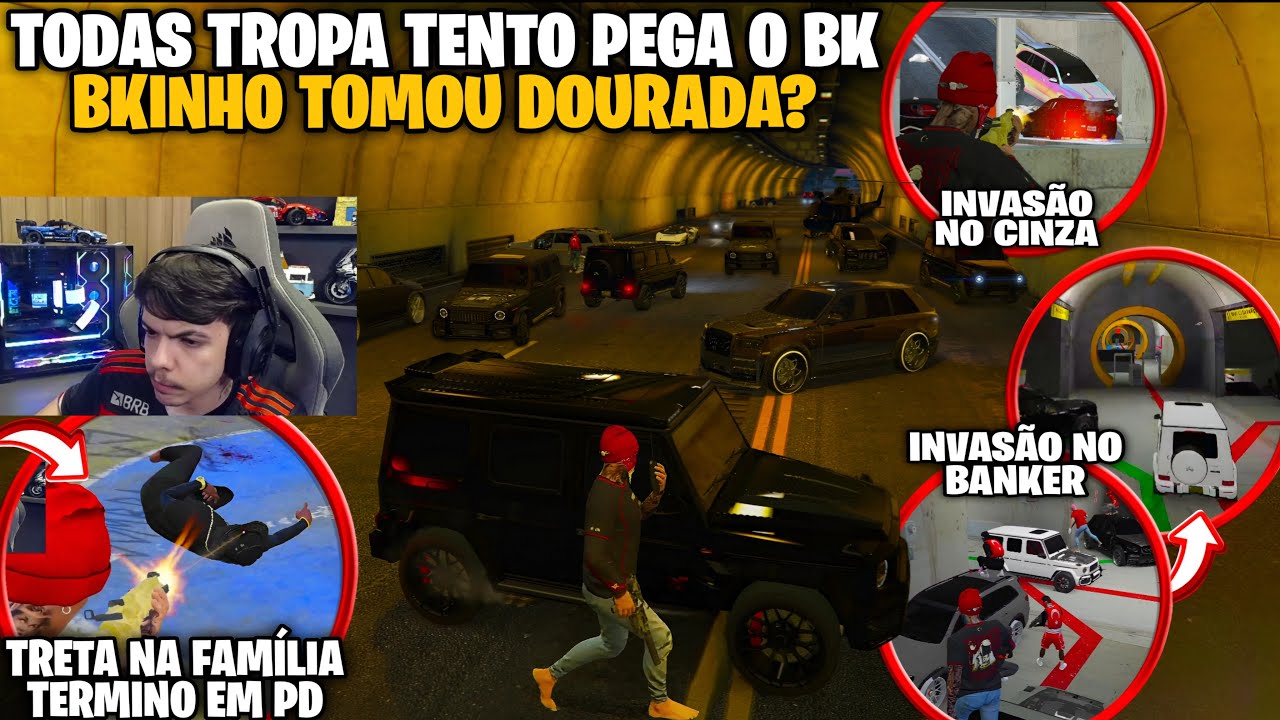 TODAS TROPA FOI ATRÁS DO BK | BK TOMOU DORADA? | + PD E TRET4 NA FAMILIA!