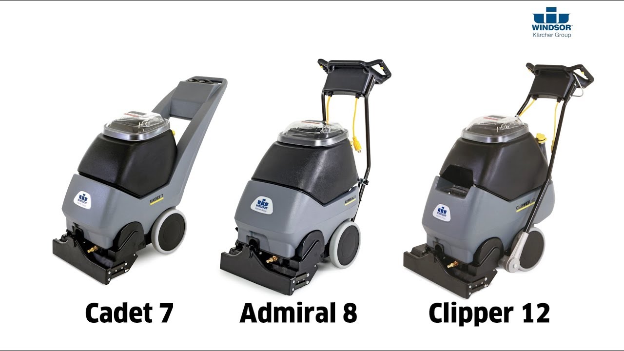 Windsor Karcher Group Small Extractor Series (Cadet 7, Admiral 8, Clipper 12)