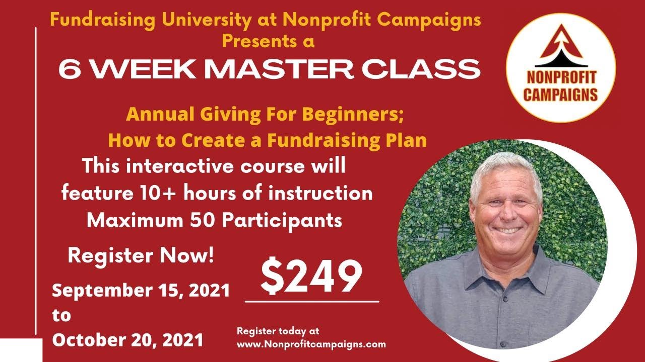 Annual Giving For Beginners; How to Create a Nonprofit Fundraising Plan