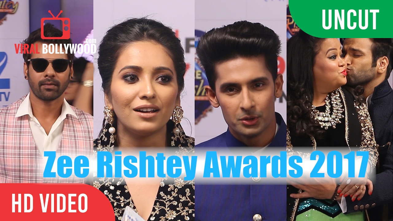 UNCUT - Zee Rishtey Awards 2017 | Shabbir Ahluwalia, Sriti Jha, Rithvik Dhanjani, Bharti Singh