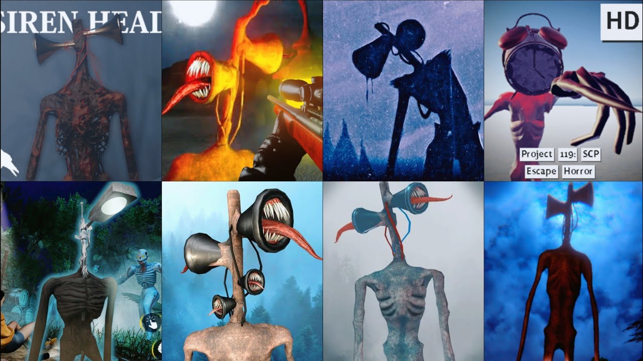 siren head, pipe head, light head game (old and new games) Part 3