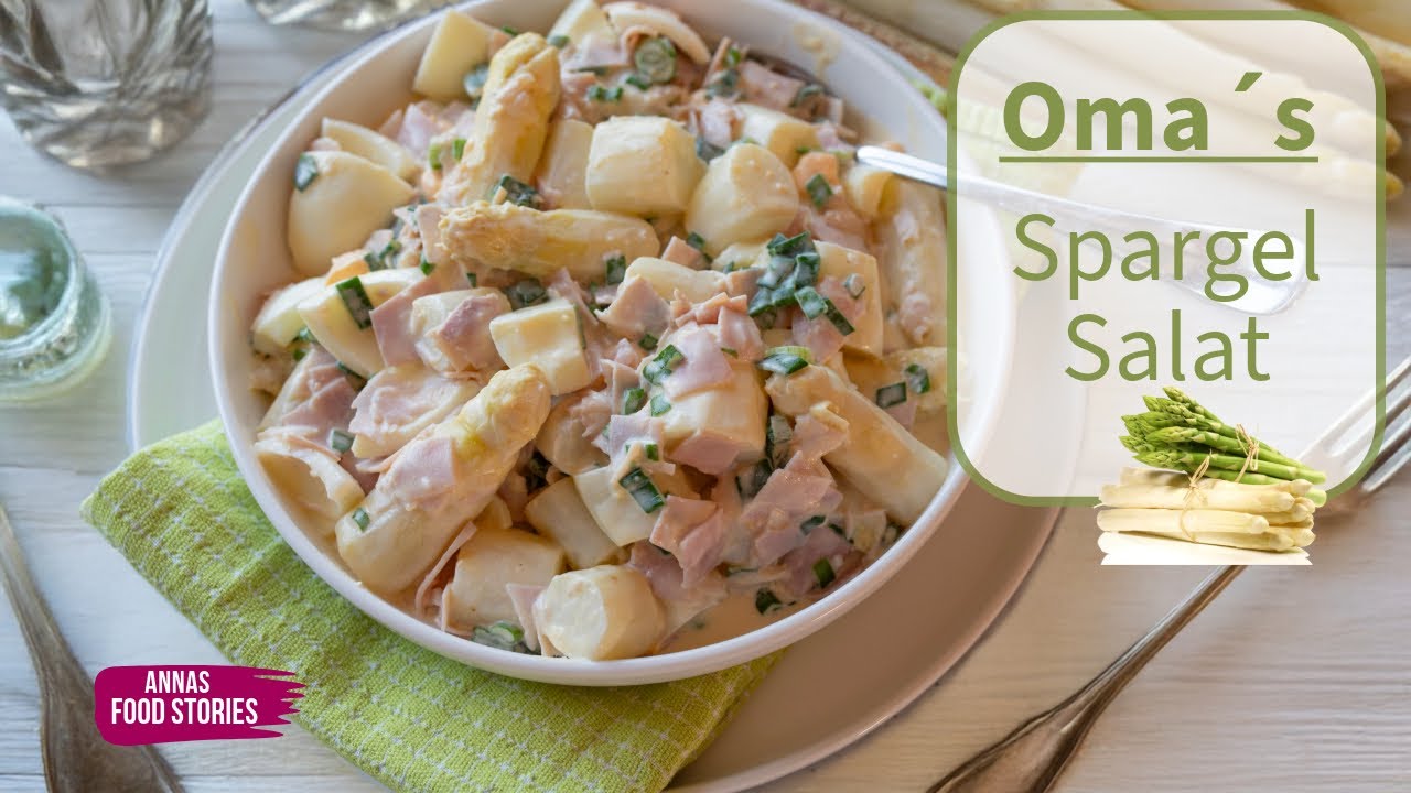 Oma&acute;s Spargel Salat Rezept - so lecker und so einfach - Spargel Rezepte
