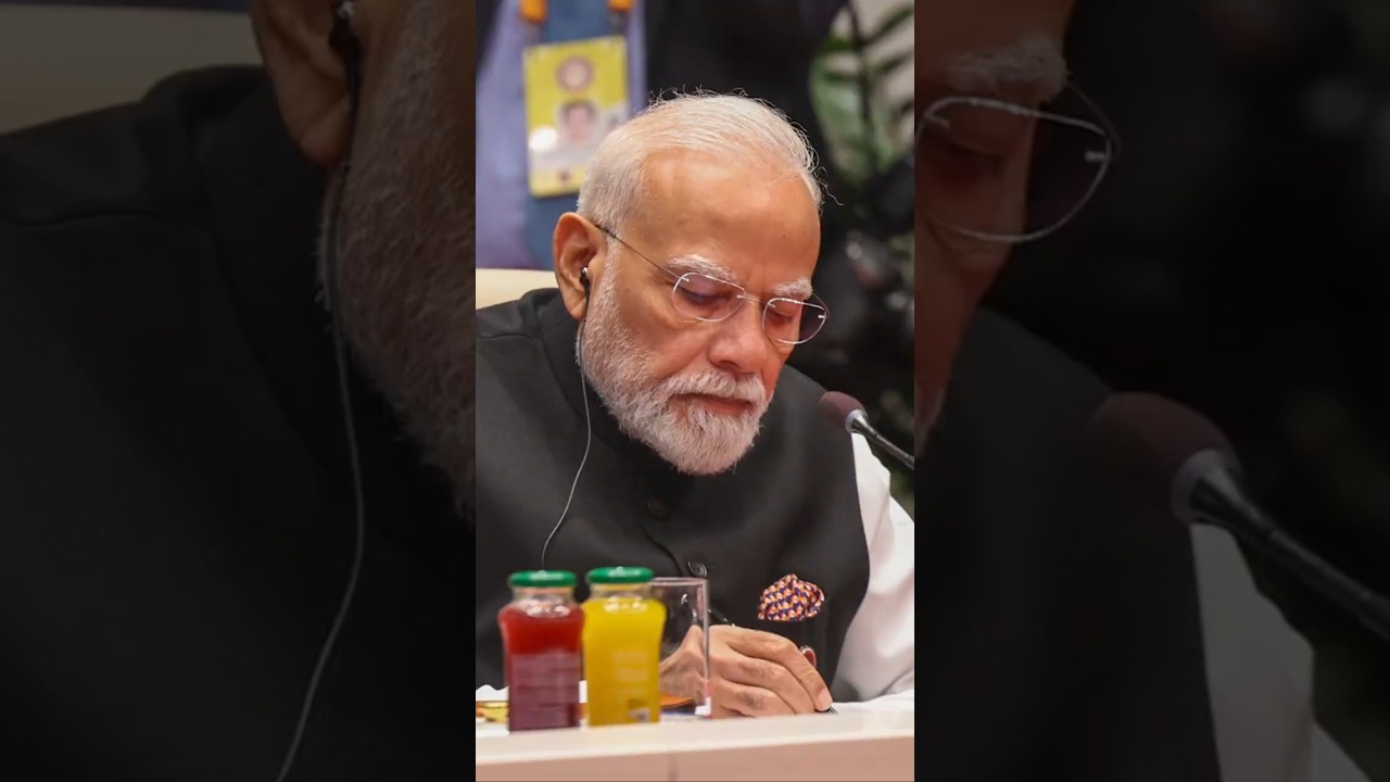 PM Modi joins Council of Heads of SCO Member States for declaration signing in Bishkek | #shorts