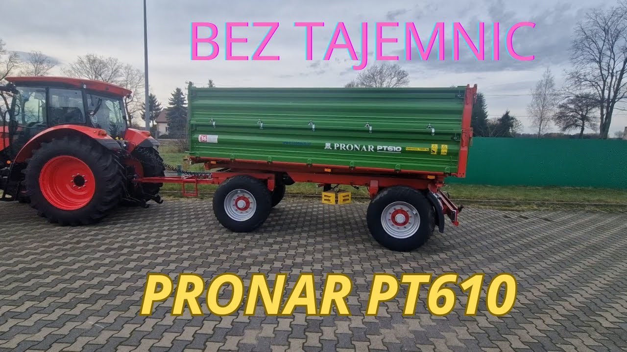 Pronar PT610 z Michałem | Rolmech
