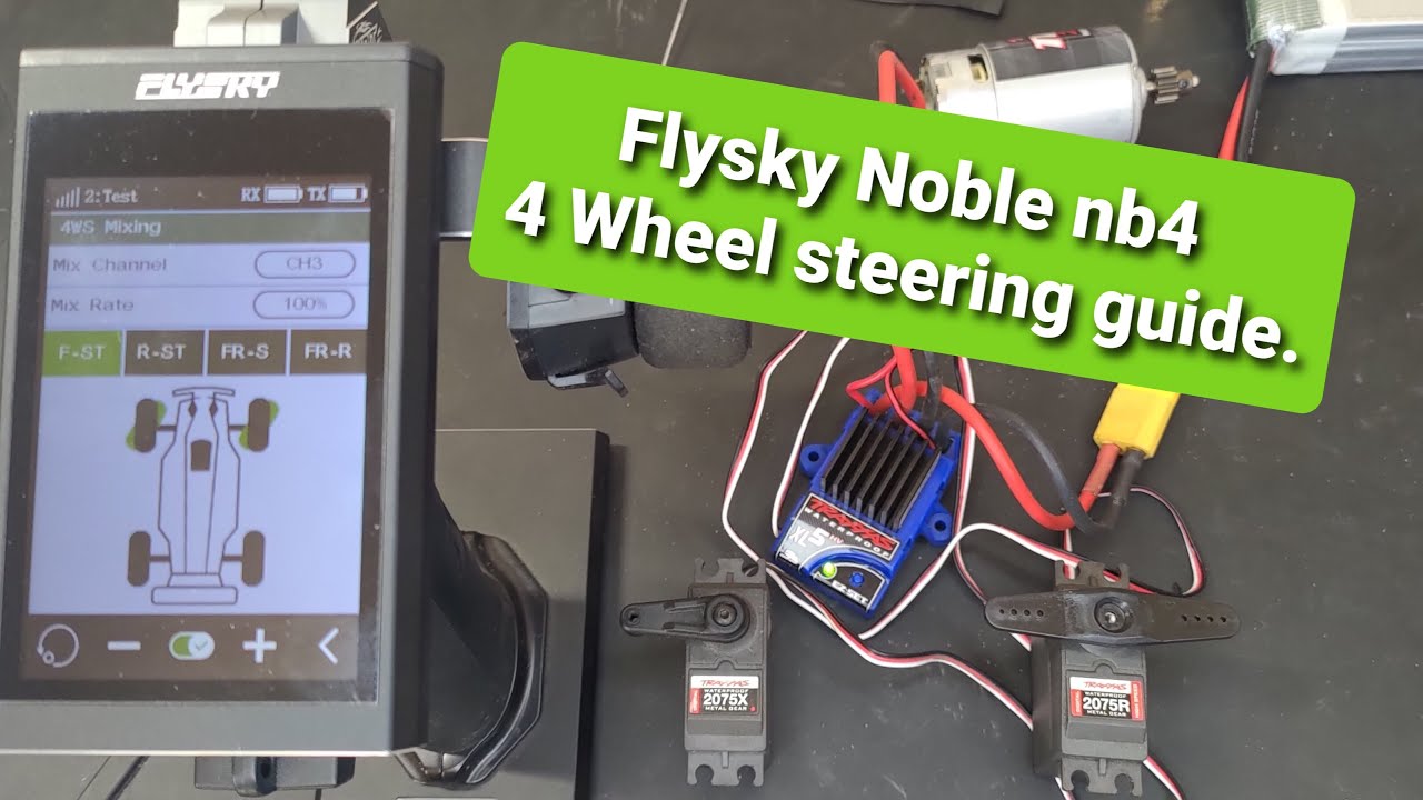 Flysky Noble nb4 4WS mixing guide.