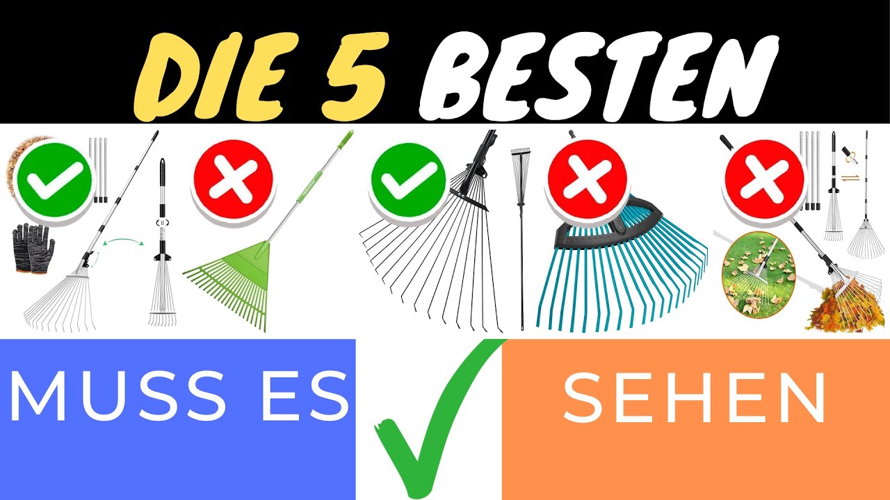 DIE BESTEN LAUBRECHEN 2025 FÜR EFFIZIENTE GARTENPFLEGE 🍂🌿 | GARTEN CHECK Tipps!