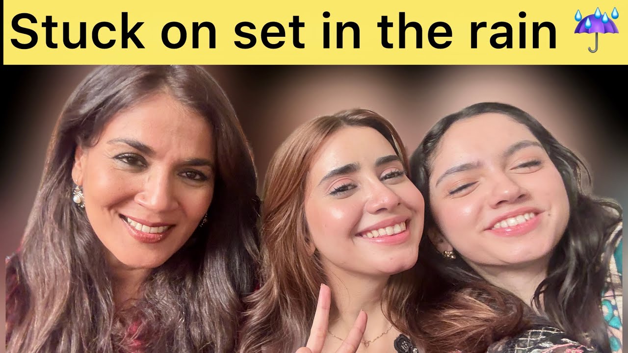 Aina aur mein phass gaye Barish mein 🫢😱| Aisha Afridi | BTS | 