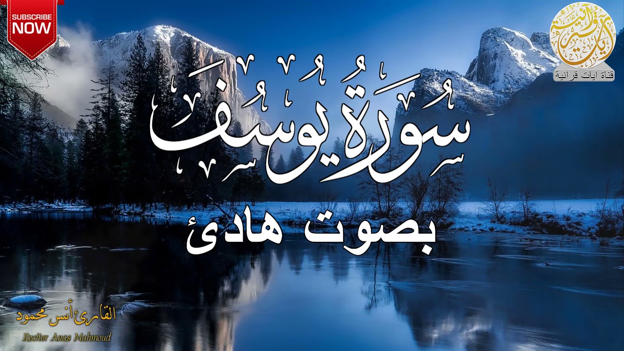 سورة يوسف بصوت جميل جدا يشرح القلب _ القارئ أنس محمود