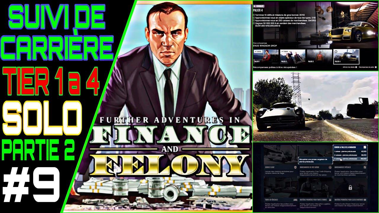 TGS CARRIÈRE - FARM D’ENTREPÔT MARCHANDISES / SOLO PALIER 1 A 4 / Partie 2 - EP#9 SUR GTA ONLINE