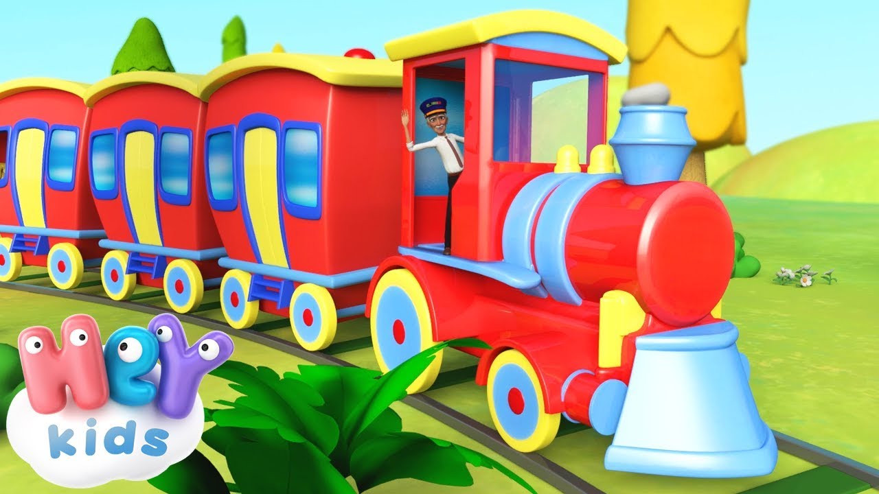 Megy a Gőzös Kanizsára gyerekdal + karaoke 🚂 HeyKids