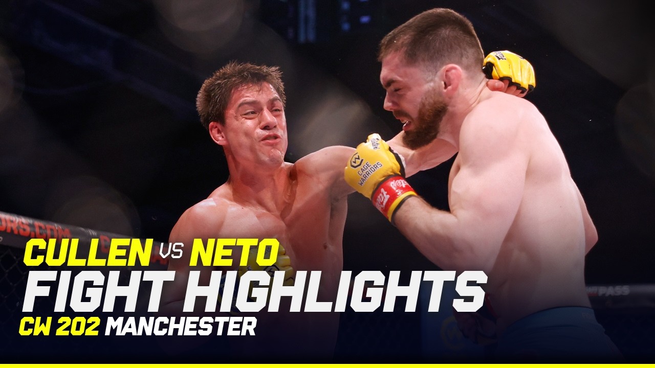 THE KING RETURNS 👑 | Adam Cullen vs. Loibe Neto | CW 202 Manchester Fight Highlights