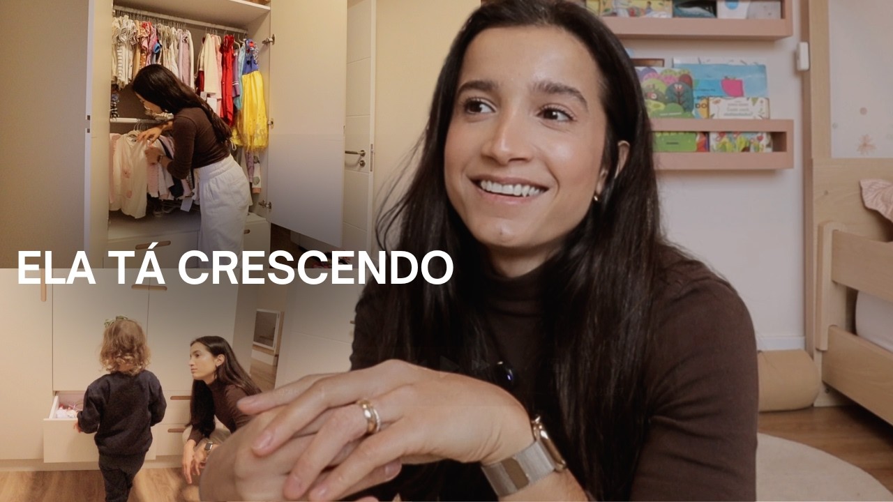 Limpeza e organização no armário da Sarah + planejamento da festa de 4 anos dela