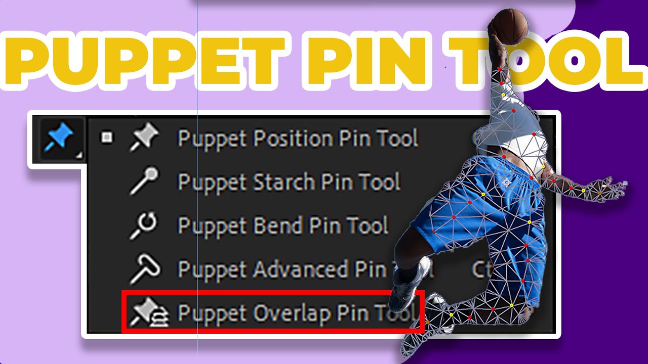 How to use THE PUPPET PIN TOOL in After Effects. PRO TIPS