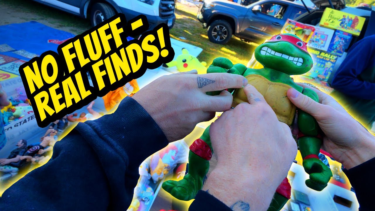 Flea Market Vintage Toy Hunt – No Fluff, Just Finds