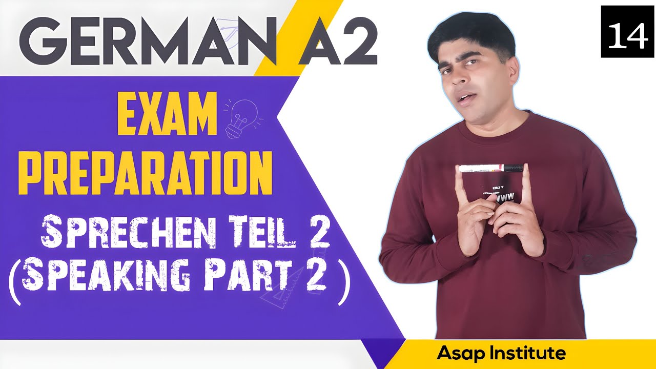 Экзамен Goethe A2 Speaking✍️ 🗣️ | Как сдать экзамен по немецкому языку A2 Speaking, часть 2 ✍️🗣️ ...