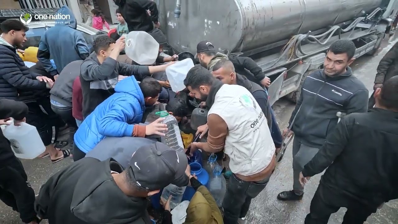 Lifeline of Hope: Clean Water & Aid in North Gaza 🌿💧