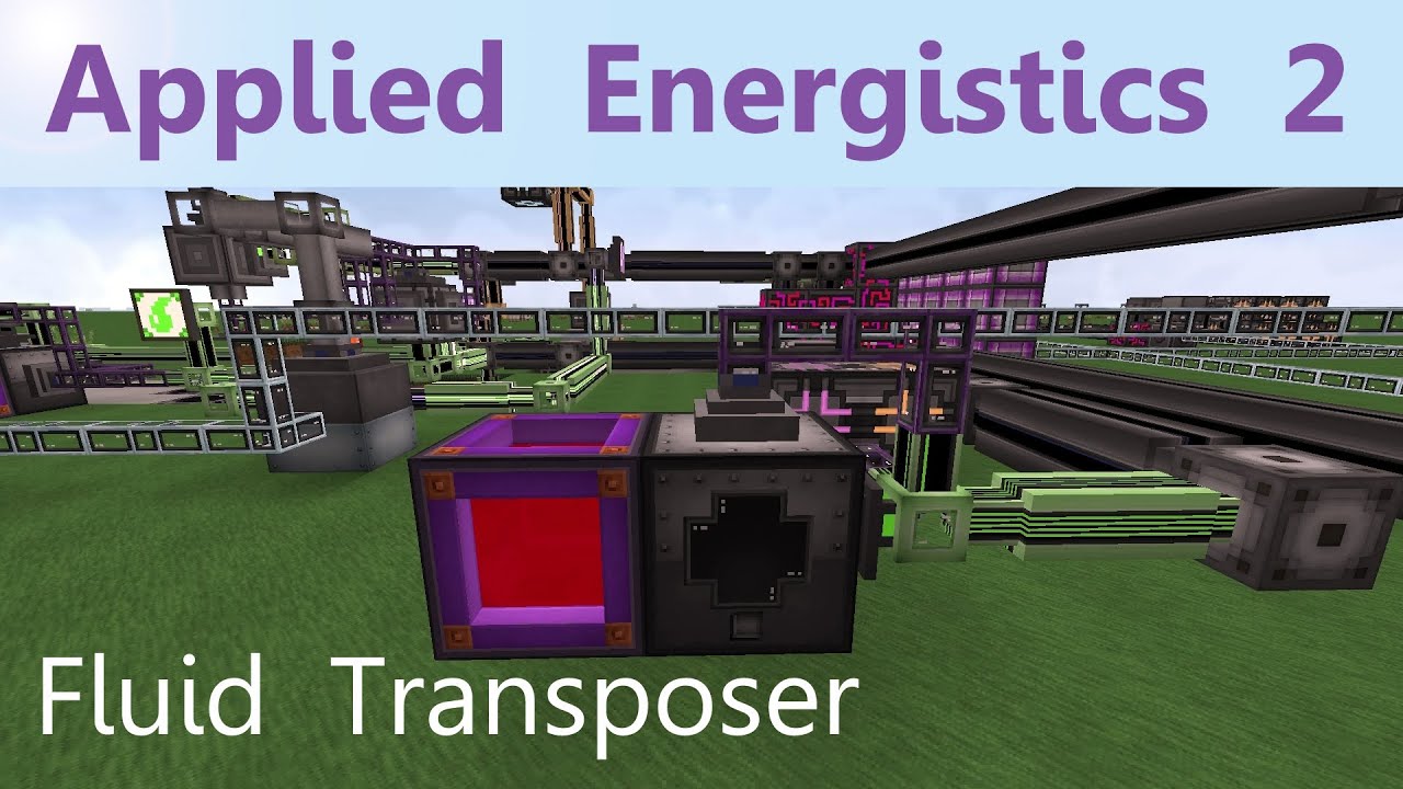 Applied Energistics 2 Tutorial: Fluid Transposer - Auto Level [ENG]