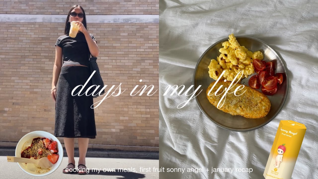 days in my life | cooking, yochi cheesecake hack + january recap