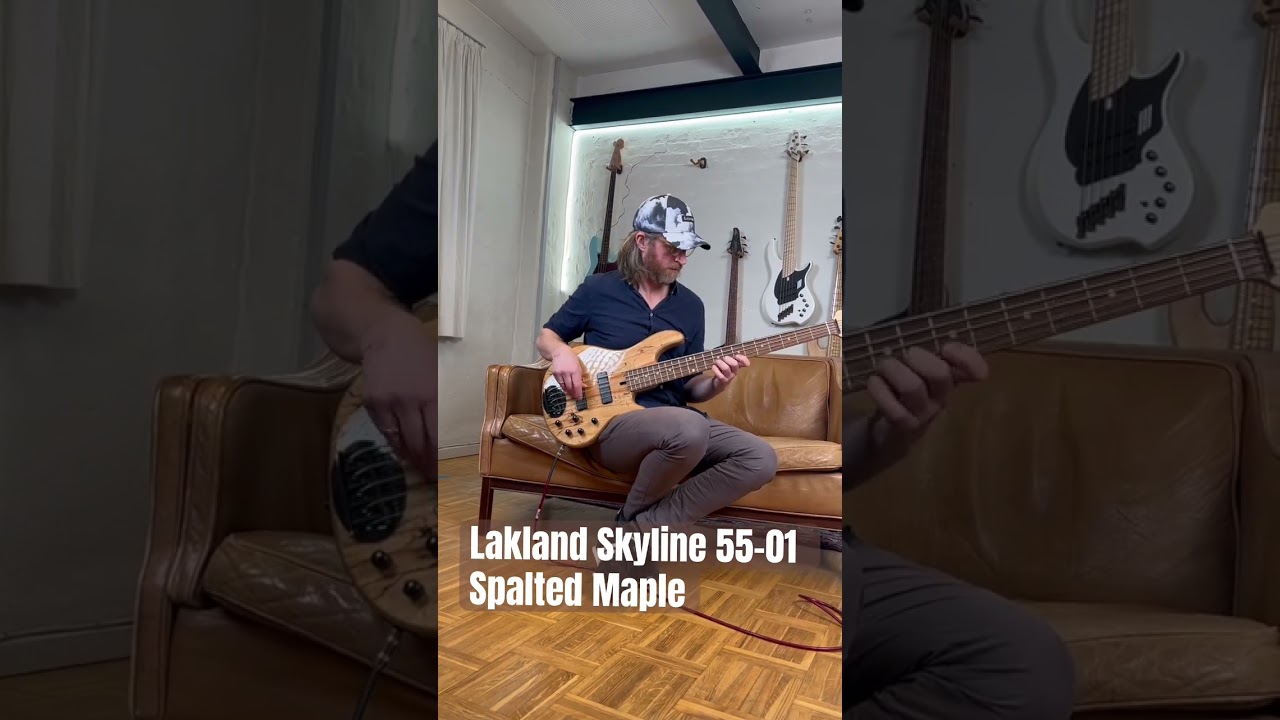 Lakland Skyline 55-01 Spalted Maple #bass #lakland #bassbuddha