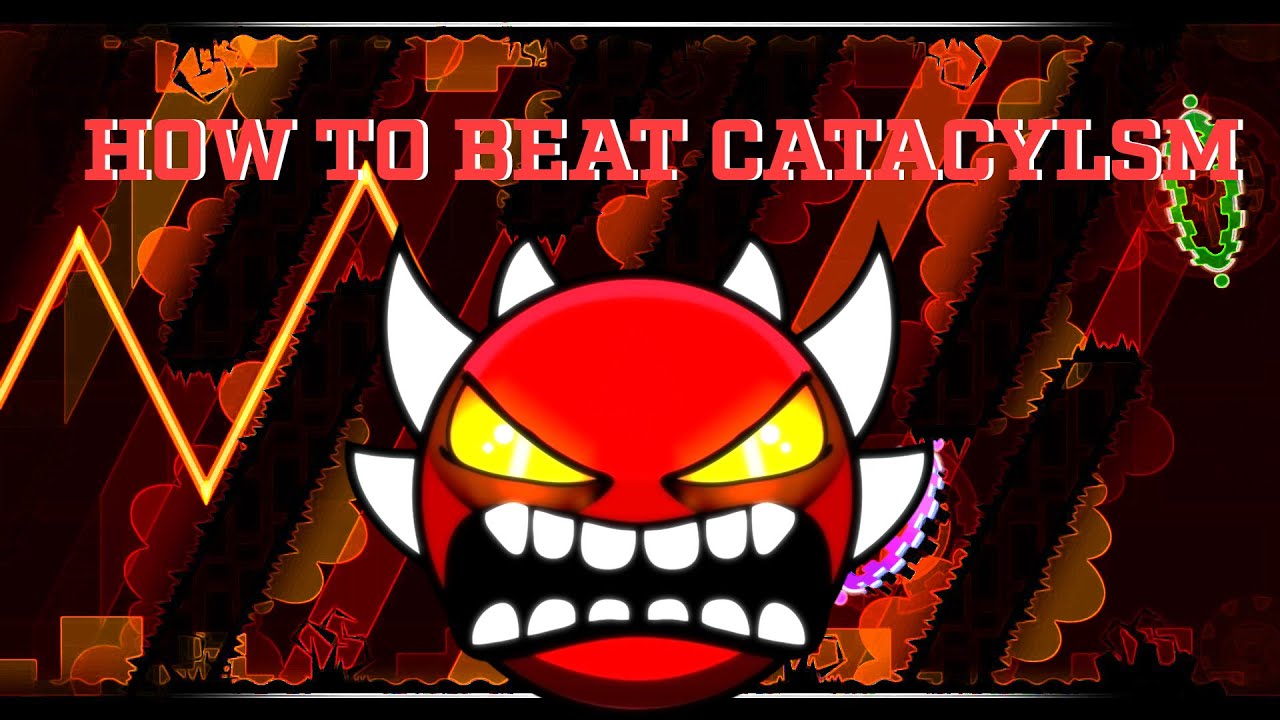 How to BEAT CATACLYSM in GEOMETRY DASH... (Geometry Dash Extreme Demon) (Guide) (3 Coins)