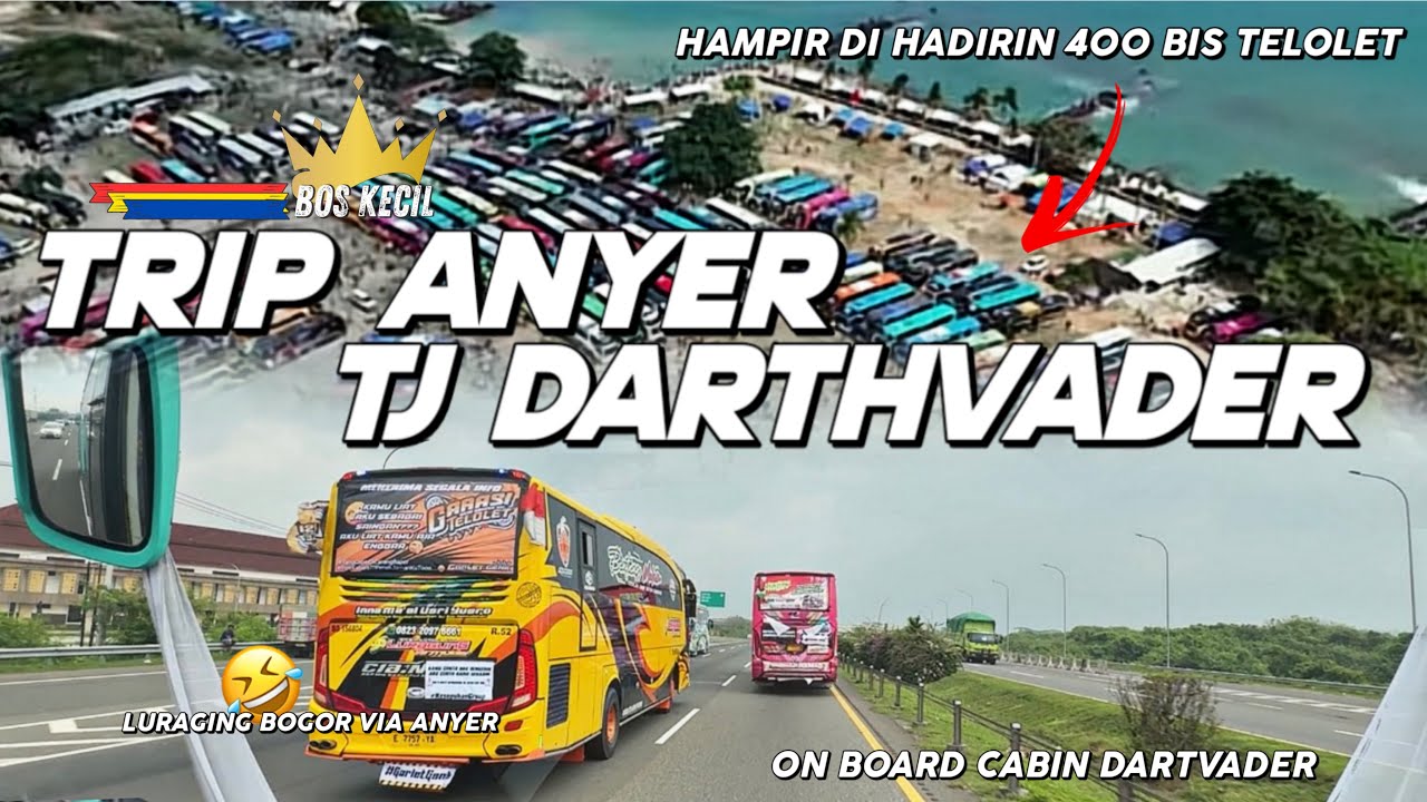 TRIP PALING MERIAH‼️SENSASI KONVOI RATUSAN BIS TELOLET MERIAHKAN TRIP ANYER‼️