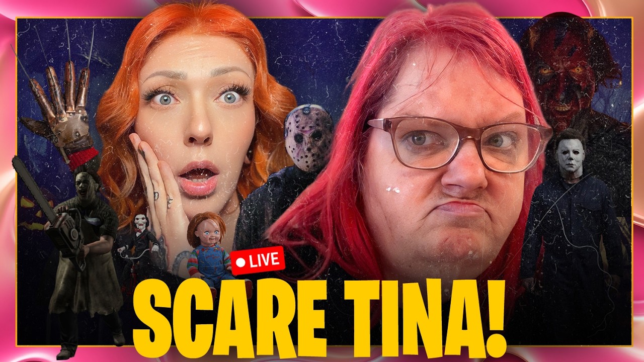 WE NEED TO SCARE TINA! 🫣🎃 SPOOKY SEASON!! 🪦