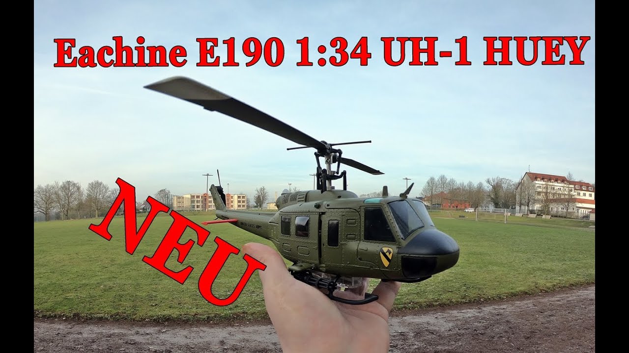 Eachine E190 1:34 UH-1 HUEY  20.1.2025