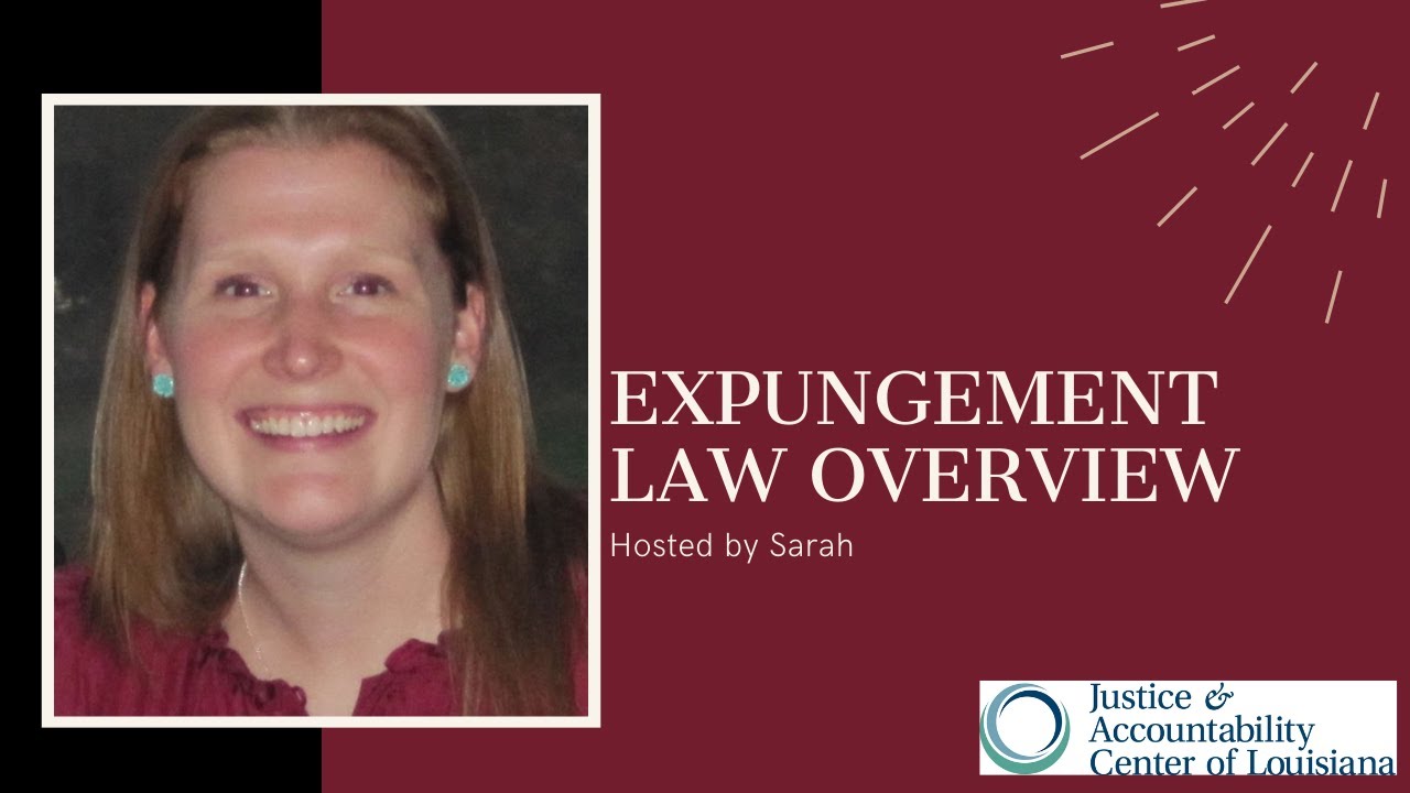 Louisiana Expungement Process!