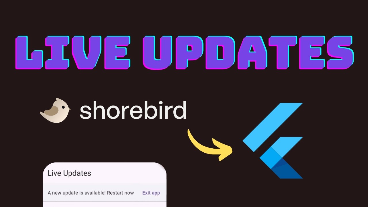Flutter Live Updates with Shorebird 🔁 | Manual Update Prompt & Patch Deployment