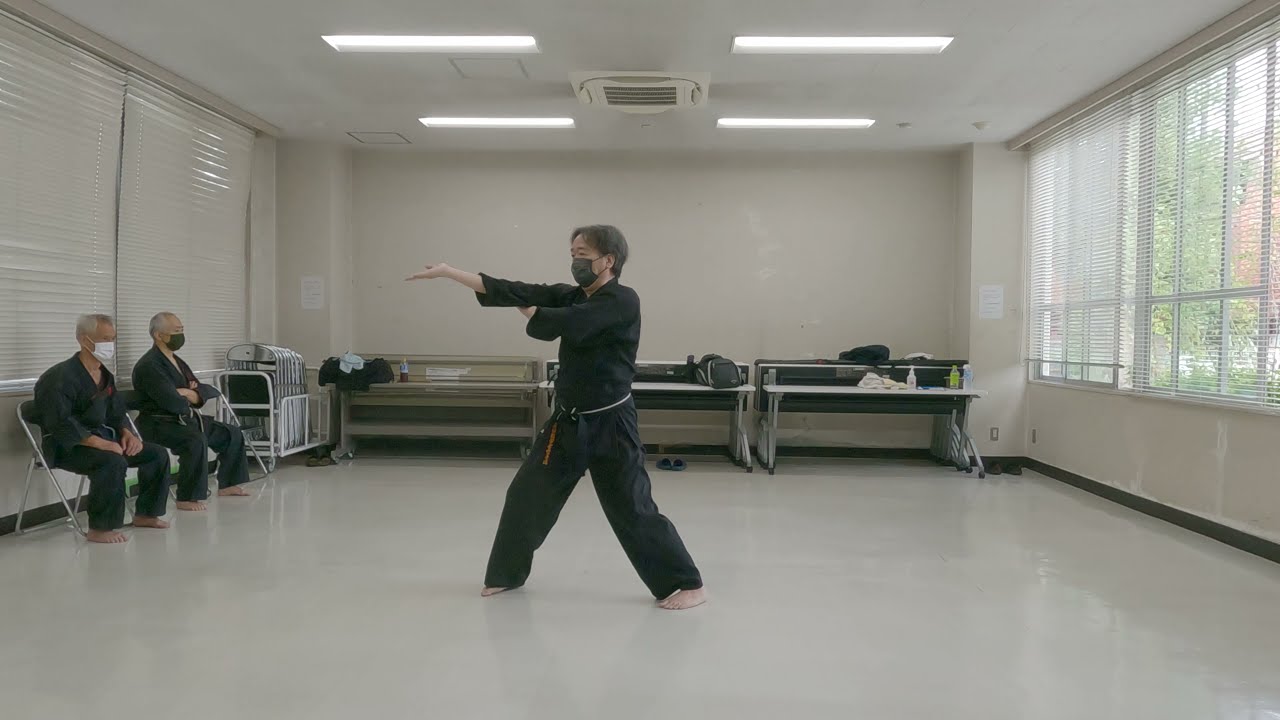 Shoden Marobashi Karate　形：鎮東・抜塞　2021年8月21日稽古