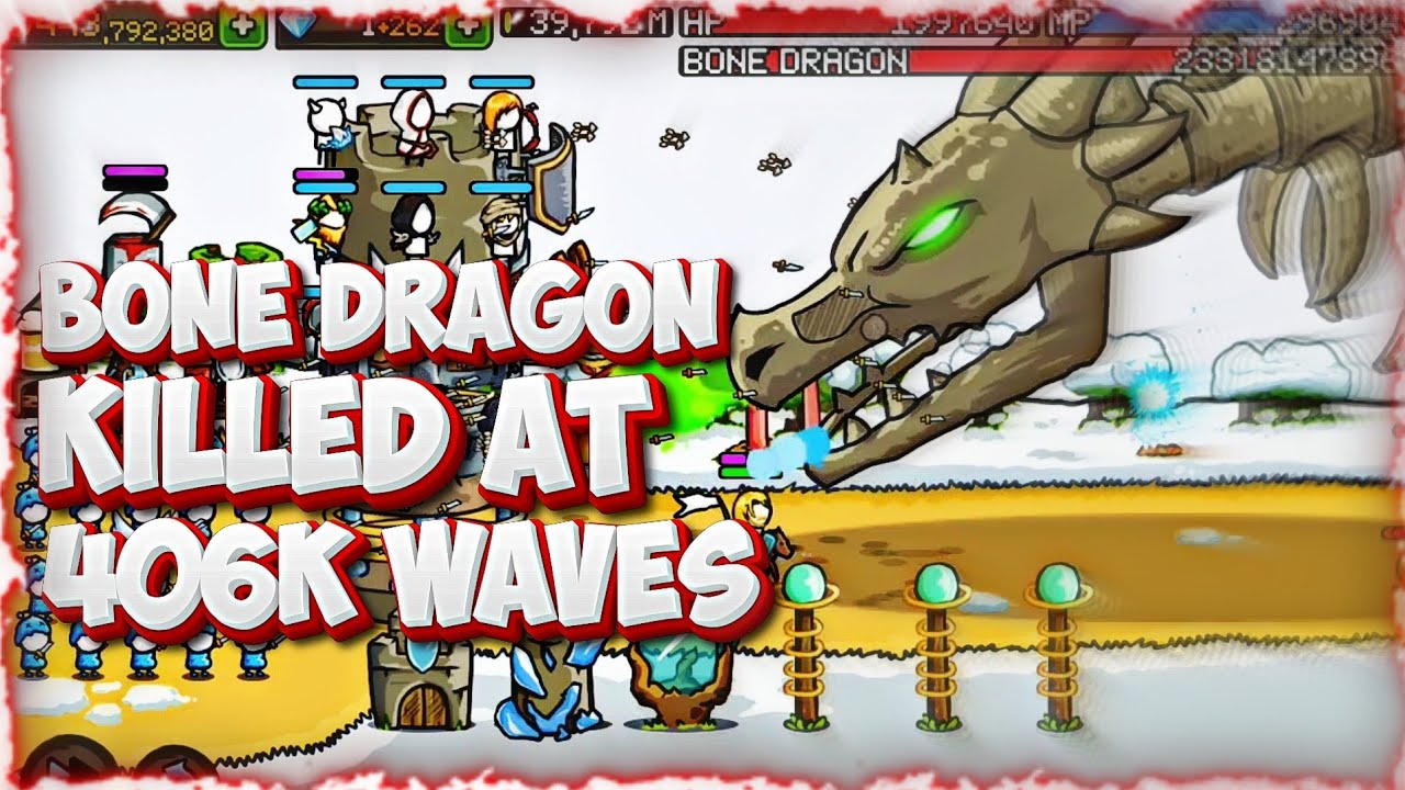 I Killed The Bone Dragon For The First Time 🔥 | Lightning Bone Dragon Build | Grow Castle