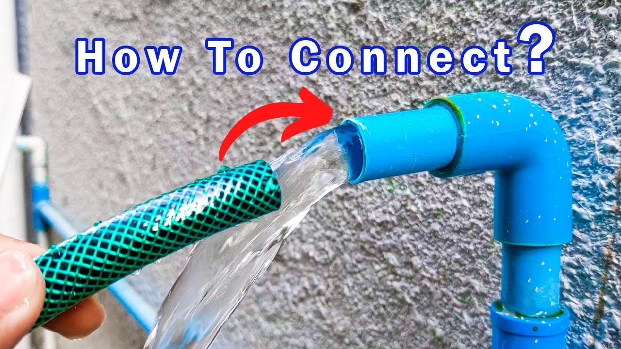 Why I Didn't Know This Before! Awesome Pipe Project Connect Host To Water Pipe