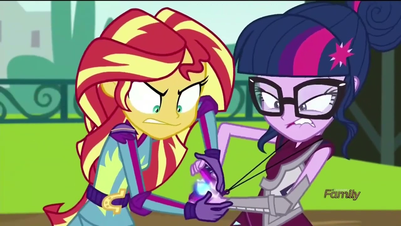 MLP Text to Speech Dub: Sunset Yells at Twilight (EQG Friendship Games) - Wubcake