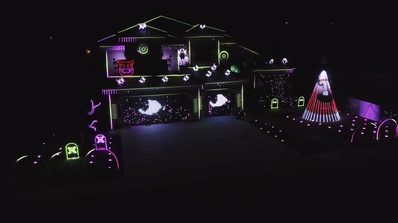 Halloween Lights on Liberty Lane 2023 - Somebody's Watching Me