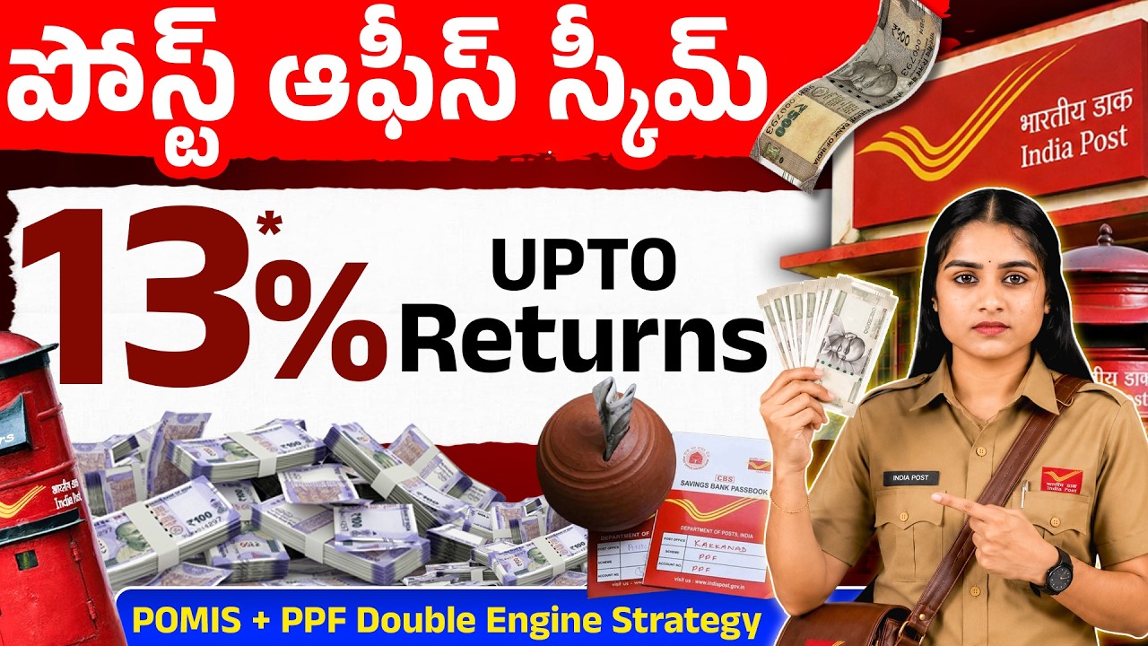 Post Office Monthly Income Scheme | Double Engine Strategy | Post Office MIS, PPF Strategy | Sirisha