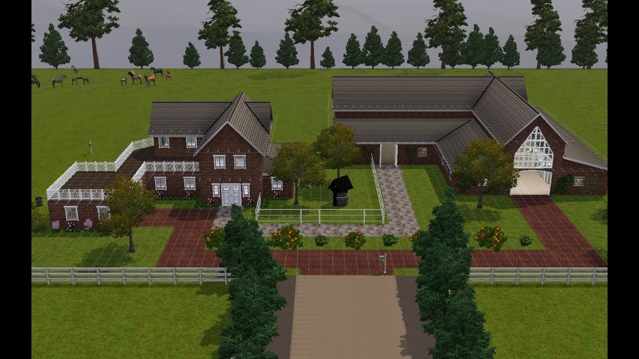 Sims3 Bauen   Wohnhaus mit Stall Part 2