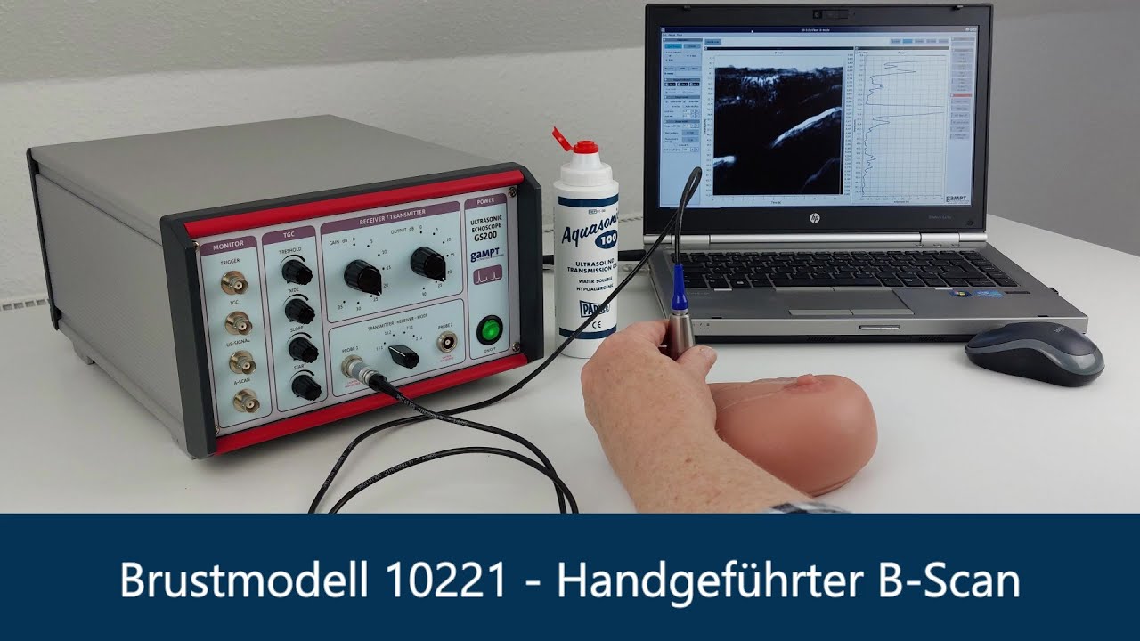 Brustmodell 10221  - Teil 2: Handgeführter B-Scan