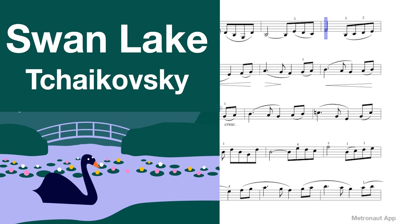 Tchaikovsky - Swan Lake (Theme) [Violin Sheet Music]
