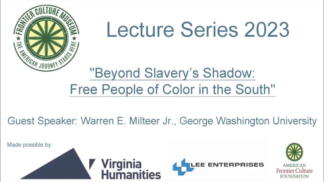 Beyond Slavery’s Shadow: Free People of Color in the South