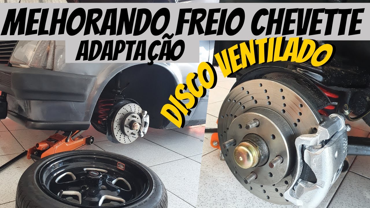 COMO MELHORAR O FREIO DO CHEVETTE !? ADAPTAÇÃO DISCO DE FREIO DE PALIO COM PINÇA DE KADETT/MONZA
