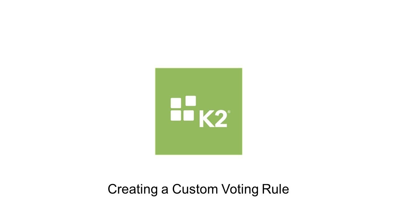 How-To: Creating a Custom Voting Rule
