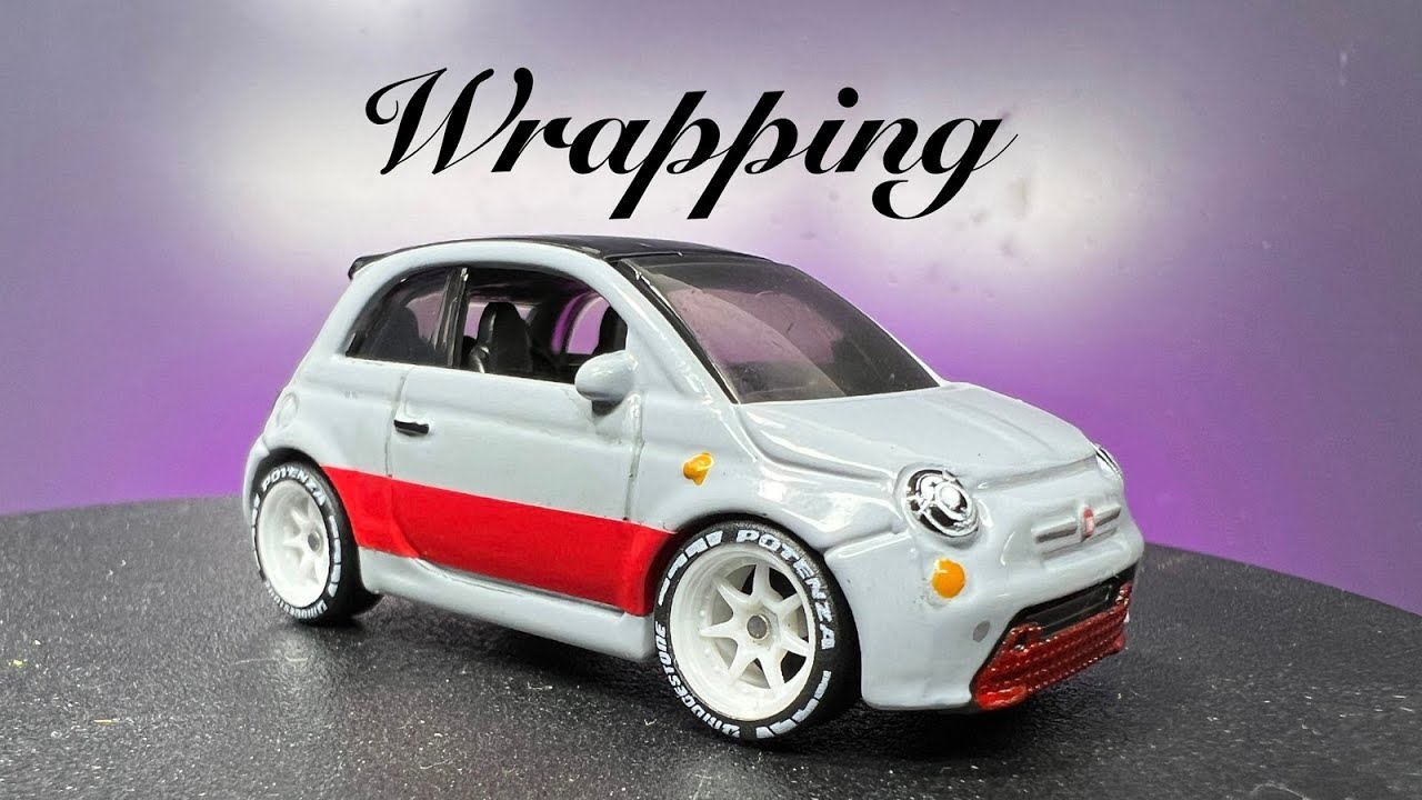 Is it possible to make a toy car look like a real one? fiat 500 hot wheels wrapping